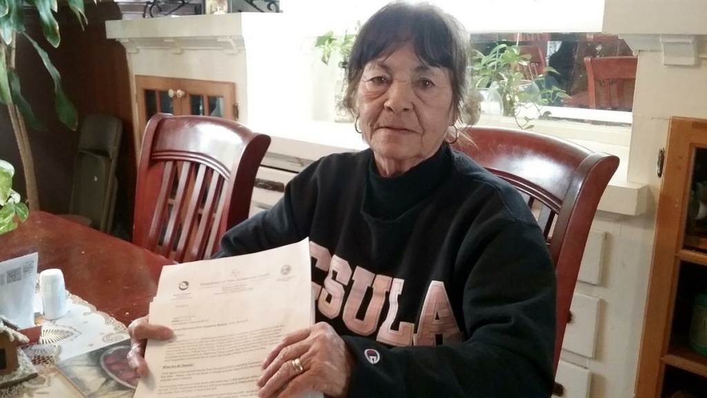 Emma Flores, 69, worries about her two grandsons who live at her home. Emma Flores, 69, worries about her two grandsons who live at her home.