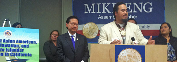 Pomona College Dean Sefa Aina urges policymakers to address education disparities among Asian-Americans, Pacific Islanders and native Hawaiians in California.