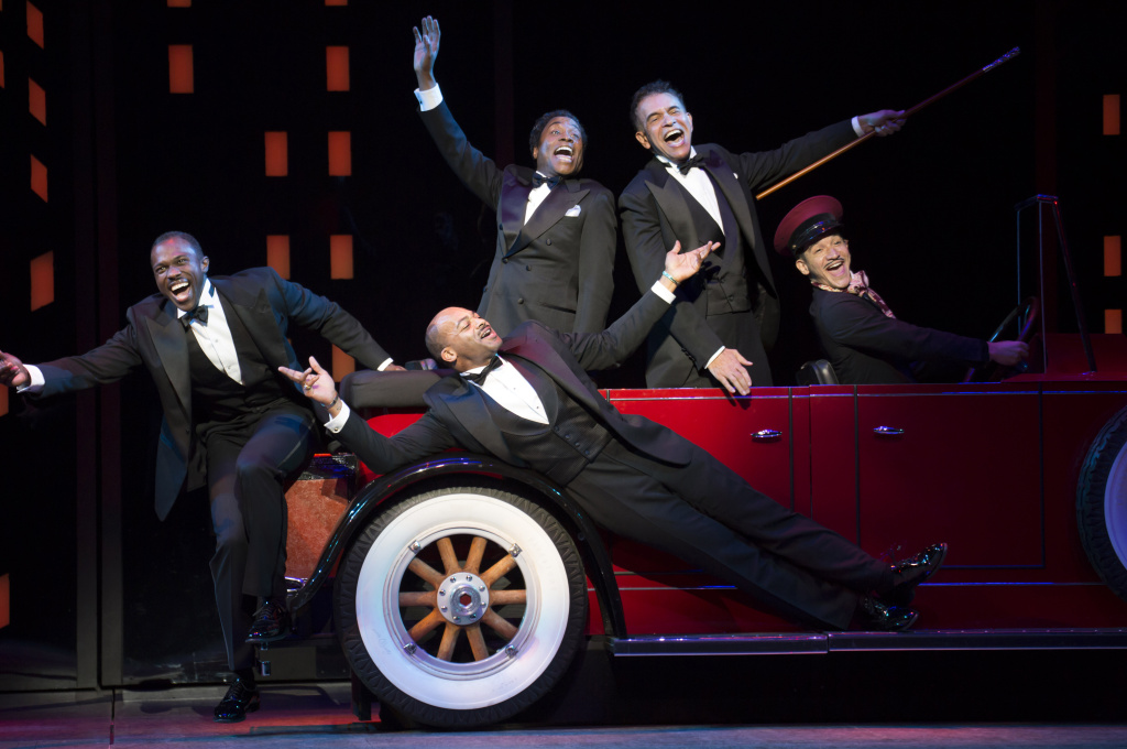 Shuffle Along Joshua Henry, Brandon Victor Dixon, Billy Porter and Brian Stokes Mitchell, with Richard Riaz Yoder in