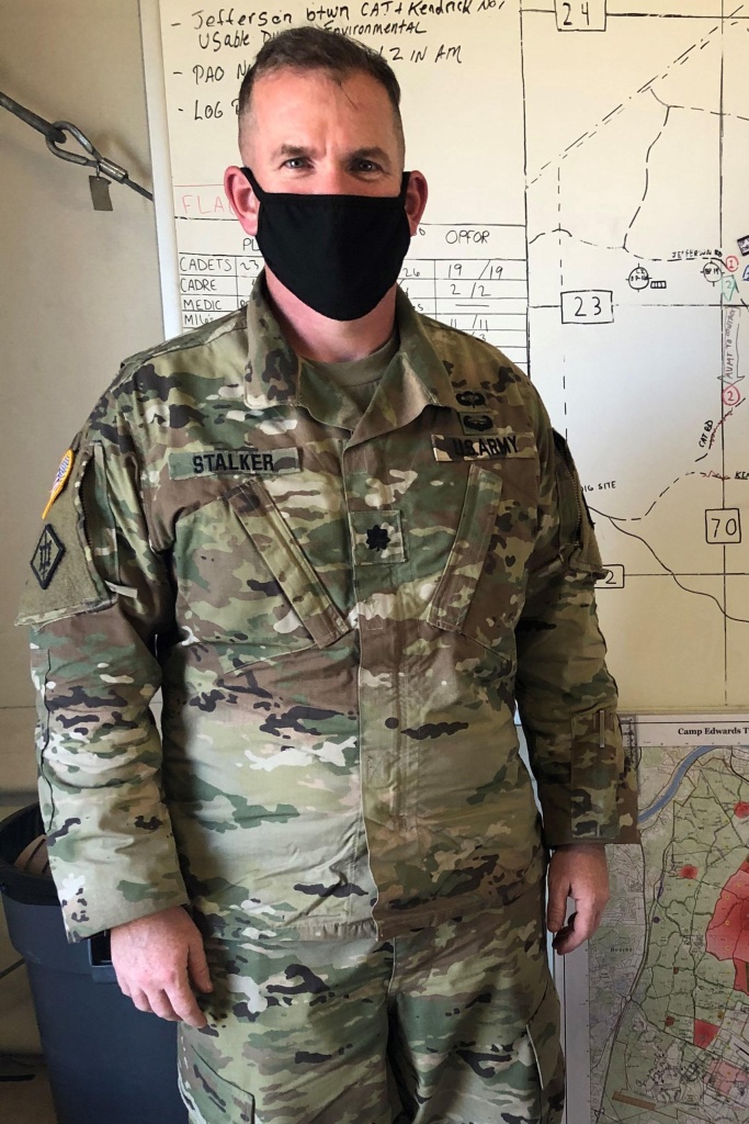 'What I do see out there is they're just slower because they have not moved as a team or squad and definitely not like a platoon,' said Lieutenant Colonel David Stalker, a professor of military science at MIT.