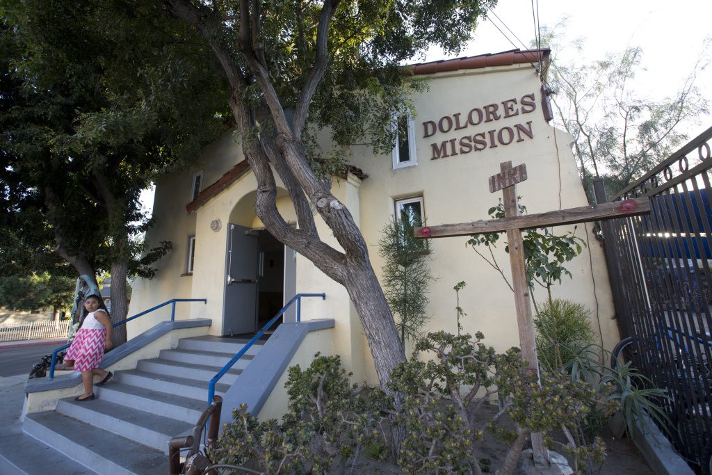 Proyecto Pastoral - 5 The Delores Mission, where evening meals are served at Proyecto Pastoral.