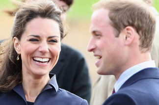 Kate Middleton and Prince William visit Whitton Park on April 11, 2011 in Darwen, England.