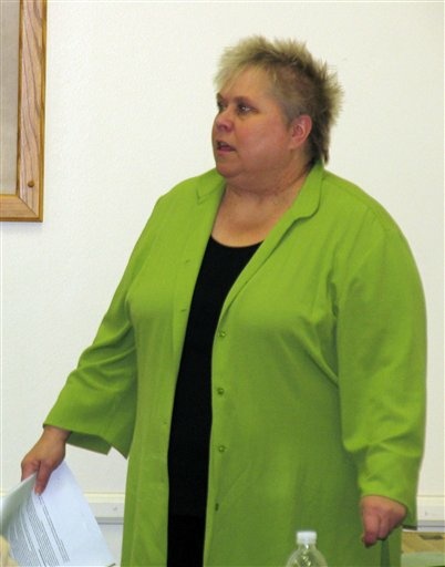 This Jan. 2008 photo provided by the California Democratic Council shows Kinde Durkee at a California Democratic Council Leadership Training session in Ventura, Calif.