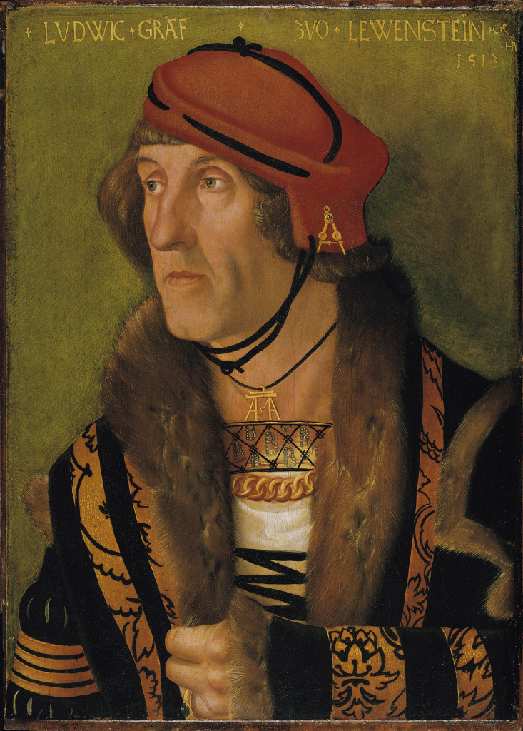 Hans Baldung Grien's Portrait of Ludwig Count von Löwenstein, 1513
Hans Baldung Grien's Portrait of Ludwig Count von Löwenstein, 1513
