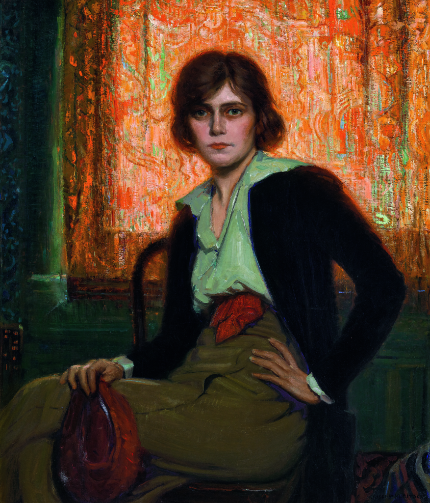 Joseph Kleitsch, Miss Ketchum, c. 1918. Oil on canvas, 42 x 36 inches. Private Collection
Joseph Kleitsch, Miss Ketchum, c. 1918. Oil on canvas, 42 x 36 inches. Private Collection