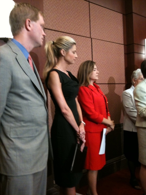Democratic Congresswoman Linda Sanchez and ESPN reporter Erin Andrews