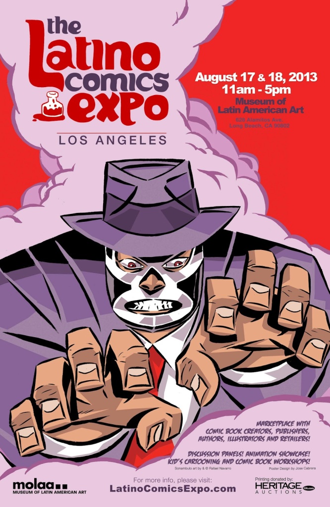 Latino Comics Expo Poster for the Latino Comics Expo.