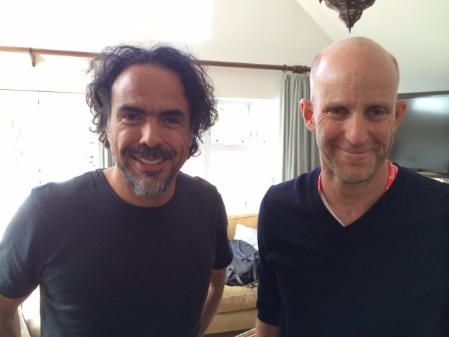Alejandro González Iñárritu, left, spoke with John Horn, host of KPCC's The Frame, about his new film, Alejandro González Iñárritu, left, spoke with John Horn, host of KPCC's The Frame, about his new film,