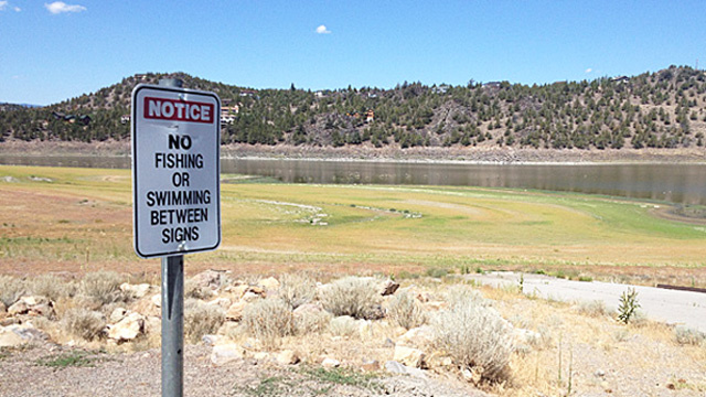 The city of Montague relies heavily on Lake Shastina, down 90 percent from normal this summer The city of Montague relies heavily on Lake Shastina, down 90 percent from normal this summer
