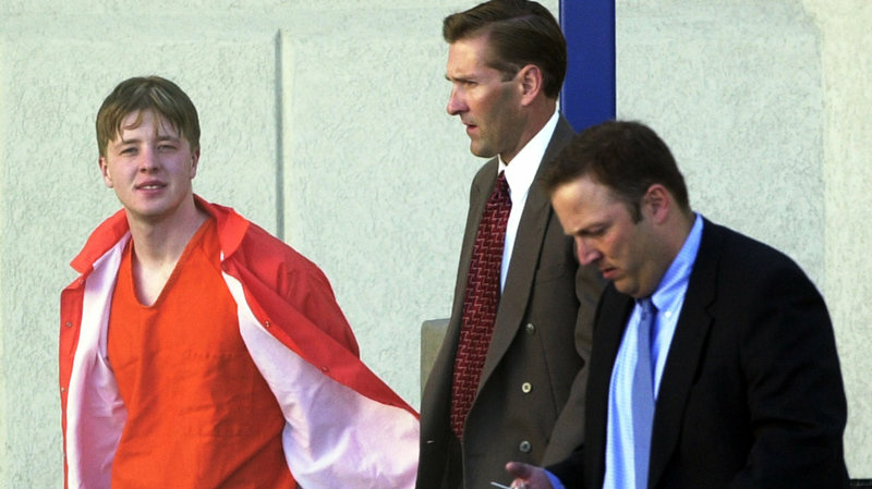 Lucas Helder, the Lucas Helder is escorted by federal authorities from a county jail in Nevada.