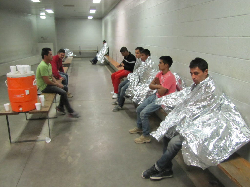 Fronteras Desk About 65 people a day move through this Border Patrol station in Nogales, Ariz.