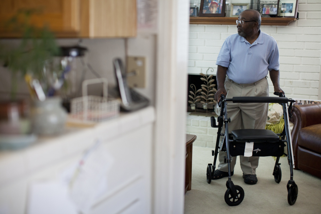 PODS 06 After two unnecessary back surgeries, Azike Ntephe now uses a walker to move around his home. He had to give up his law practice and most outdoor activities as begins to walk on his own again.