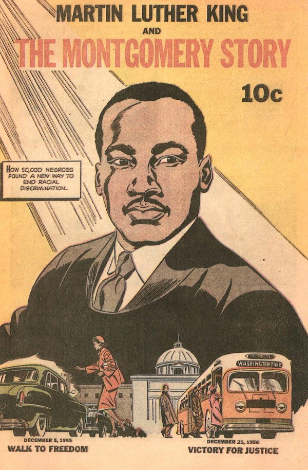 The 13-page comic published in 1957 was influential to a then 17-year-old John Lewis. The 13-page comic published in 1957 was influential to a then 17-year-old John Lewis.