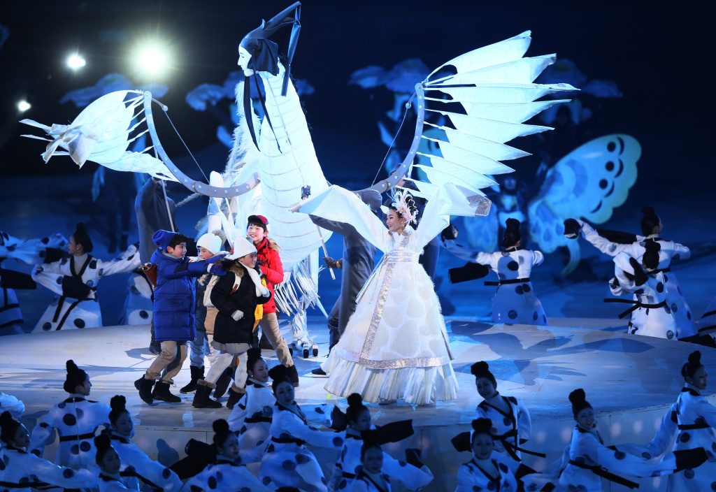 2018 Winter Olympic Games - Opening Ceremony Dancers perform