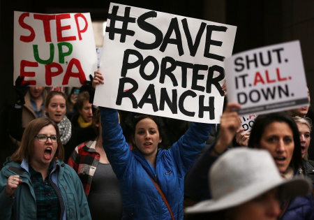 Activists Demonstrate For Federal Action In Porter Ranch Gas Leak