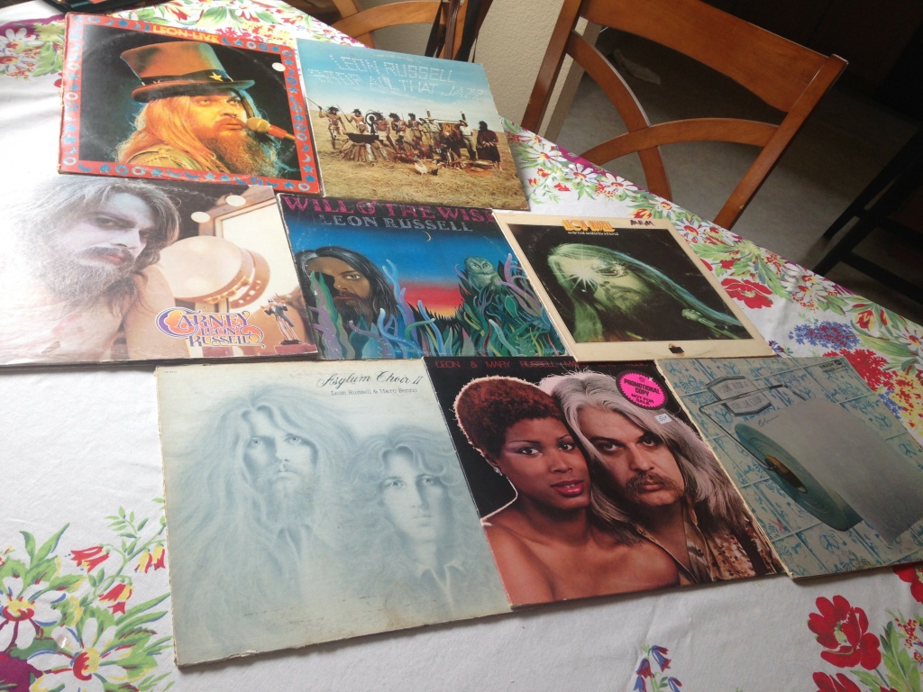 Leon Russell record collection Tanya Atkinson's Leon Russell record collection