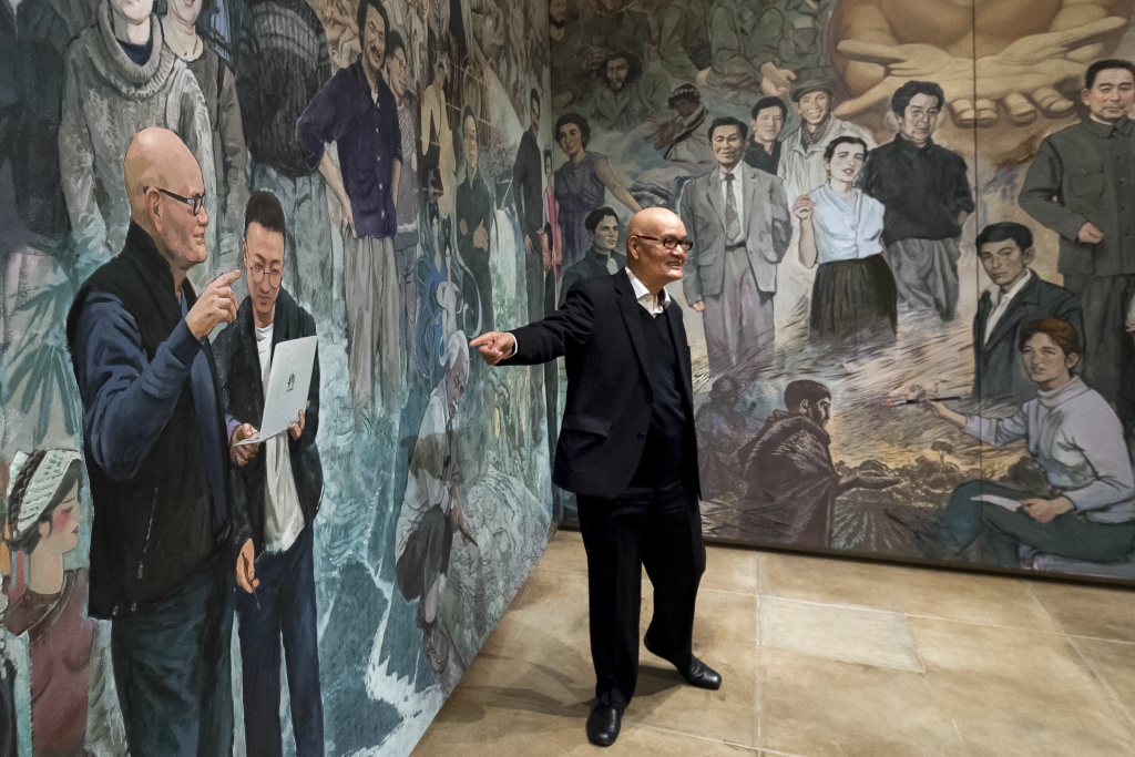 Shengtian Zheng, artist and co-curator of Shengtian Zheng, artist and co-curator of