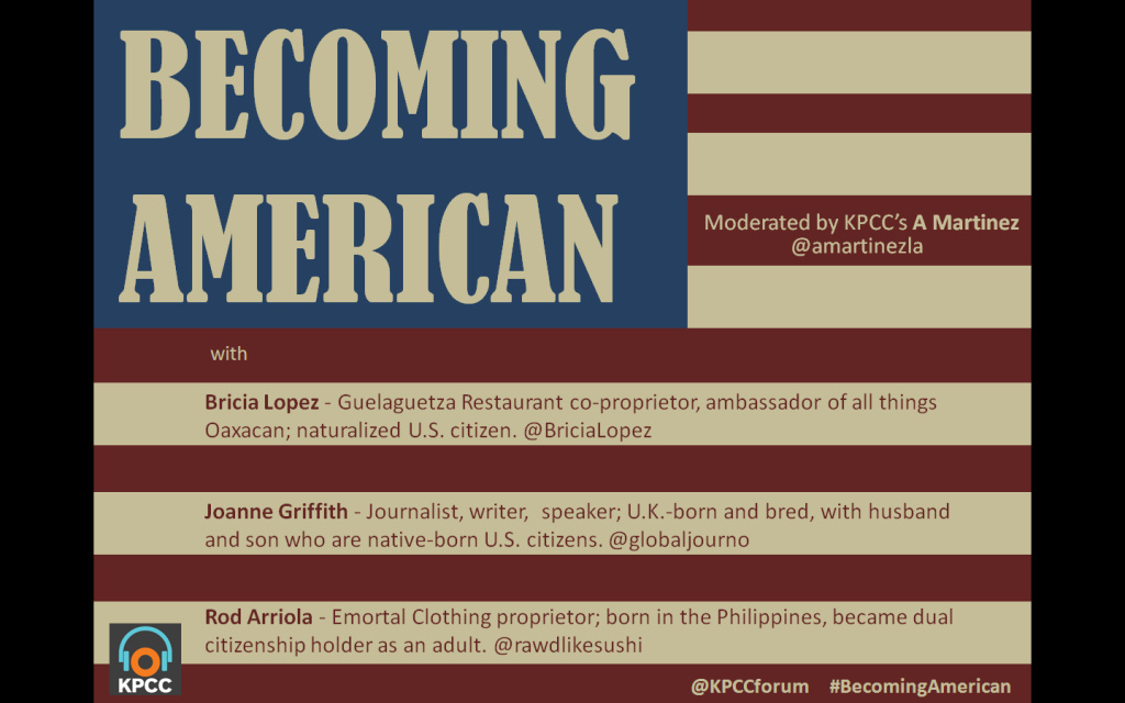 Becoming American title plate