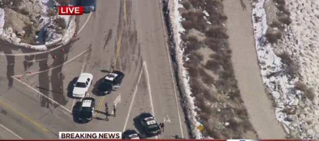Roads near Big Bear were shut down as reports surfaced that authorities had sited rogue former officer Christopher Dorner.