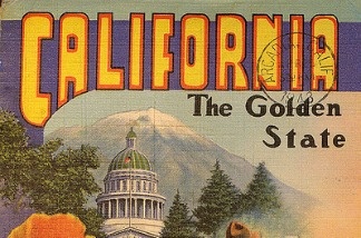 Mercer 14367 A postcard featuring California: the Golden State.