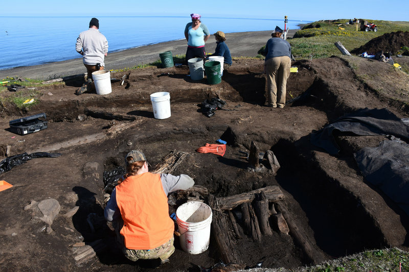 dsc_2648-51_custom-2620e037e088184d156f5f623e0b0ebe2d7d6117-s800-c85.jpg A team of volunteers is rushing to excavate an ancient hunting cabin near Utqiagvik, Alaska, the town formerly known as Barrow.