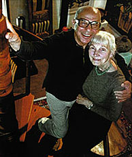 Mercer 5153 Sam and Alfreda Maloof’s marriage lasted 45 years, until Alfreda’s death. The hand-built, 22-room timbered home they shared is now listed on the National Register of Historic Places.