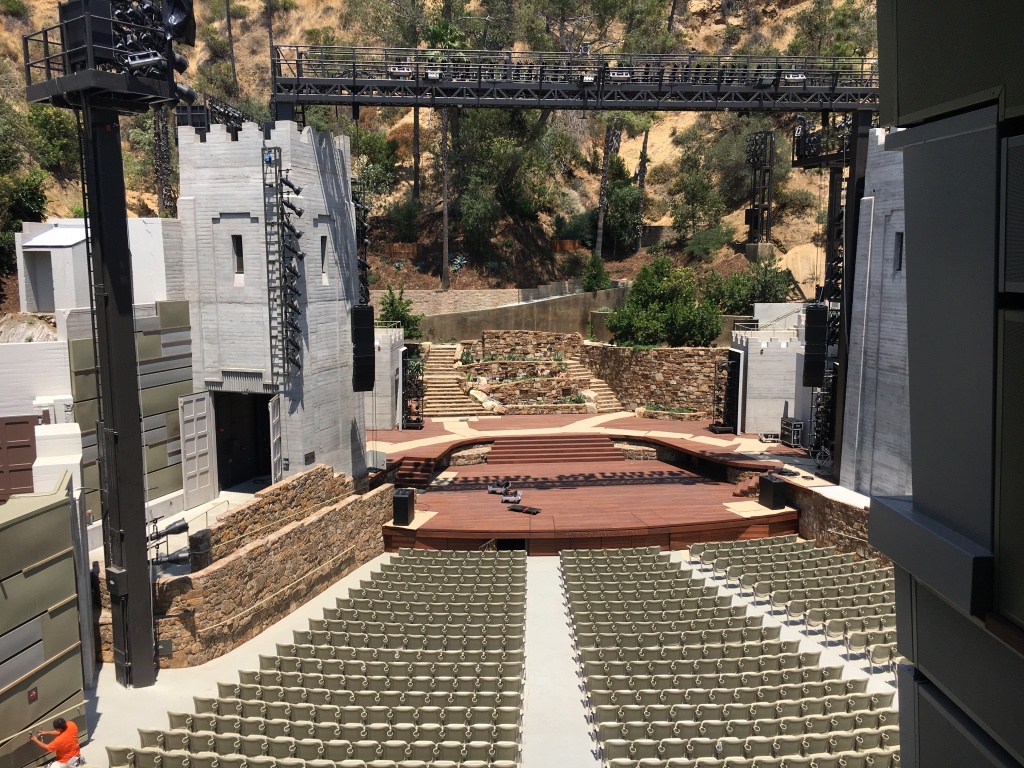 Catwalk view of the Ford Amphitheatre Catwalk view of the Ford Amphitheatre