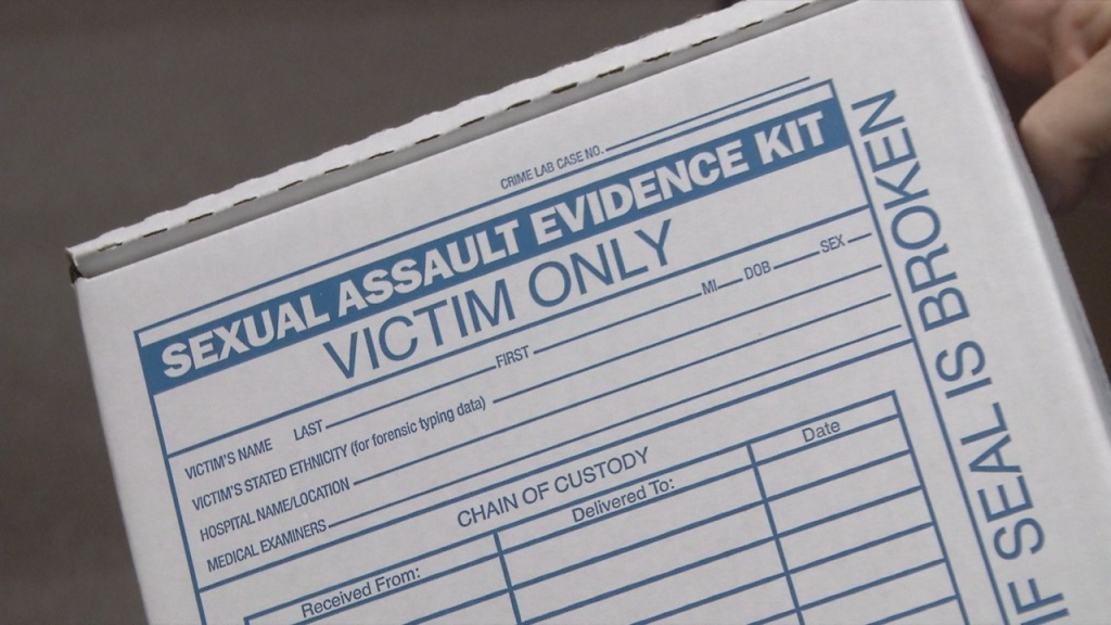 One example of the rape kits that are available to victims One example of the rape kits that are available to victims