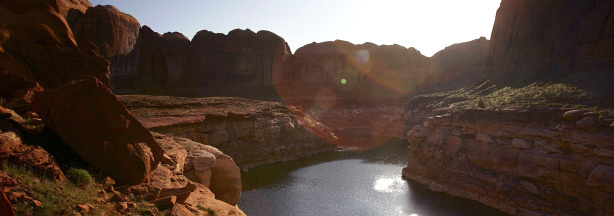Environmentalists have long-lamented the damming of scenic Glen Canyon, the eastern sibling of the Grand Canyon, in the early 1960's to create the 186-mile-long Lake Powell.