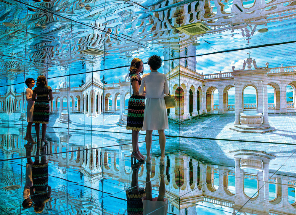 Michelle Obama First Lady Michelle Obama tours the Mirror Room in the Italian Pavilion with Mrs. Agnese Landini at the Milan Expo 2015 in Milan, Italy, June 18, 2015. Mrs. Obama led the presidential delegation to the expo,