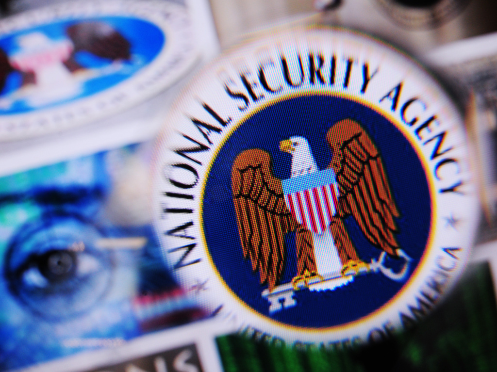 The National Security Agency logo.
