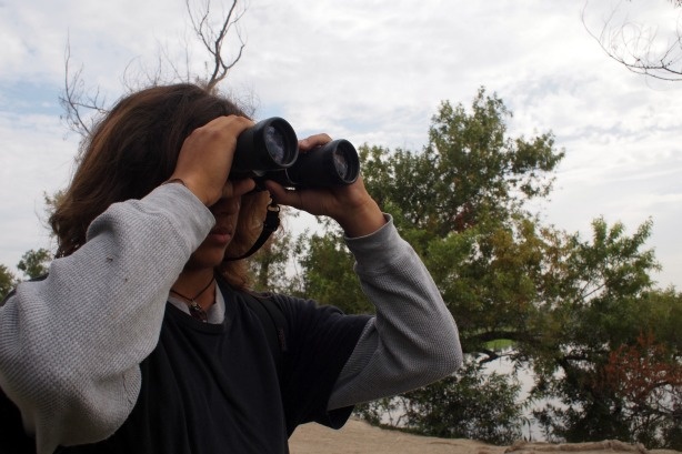 Mercer 20590 15-year-old Jose Sandoval, bird watching at Ken Malloy Harbor Regional park