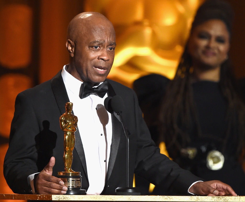 Academy Of Motion Picture Arts And Sciences' 9th Annual Governors Awards - Show Writer/director Charles Burnett, winner of the Honorary Award presented by Ava DuVernay, speaks onstage at the Academy of Motion Picture Arts and Sciences' 9th Annual Governors Awards on November 11, 2017.