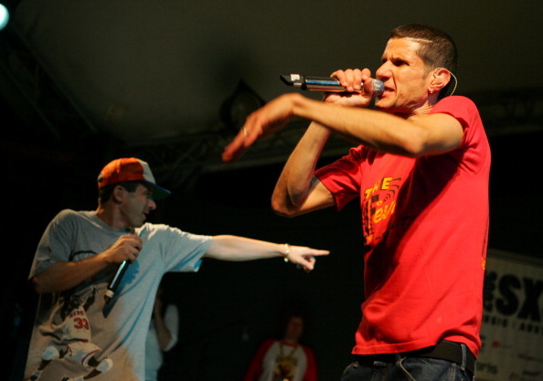Beastie Boys Mike D and Adam Yauch of the Beastie Boys perform at 20th Annual SXSW Film and Music Festival.
