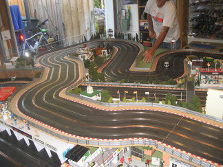 Mercer 9022 Stephen Farr-Jones' infamous indoor slot car race track