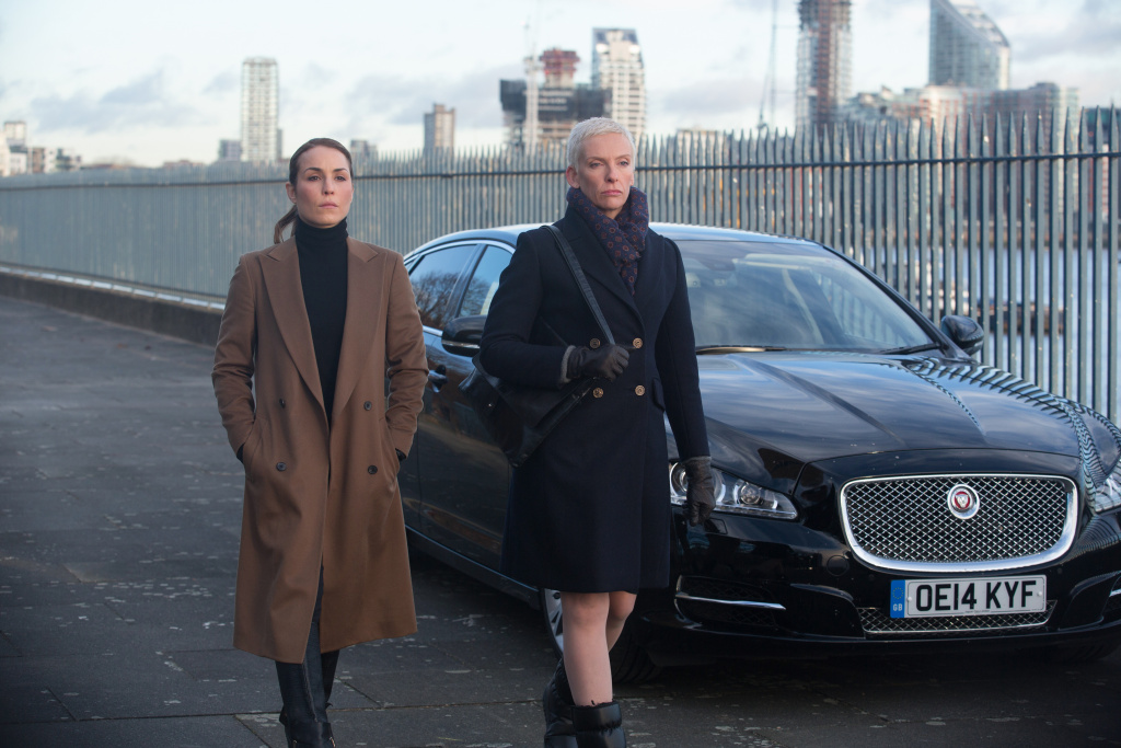 (L-R) Noomi Rapace and Toni Collette star in (L-R) Noomi Rapace and Toni Collette star in