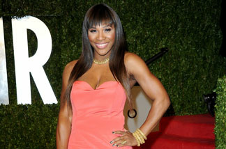 Athlete Serena Williams arrives at the Vanity Fair Oscar party hosted by Graydon Carter held at Sunset Tower on February 27, 2011 in West Hollywood, California.