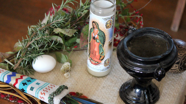 The limpia, or traditional cleansing ceremony, is designed to restore emotional health. It requires a raw egg, fresh herbs and a vase for burning copal, an aromatic tree resin from central Mexico. The limpia, or traditional cleansing ceremony, is designed to restore emotional health. It requires a raw egg, fresh herbs and a vase for burning copal, an aromatic tree resin from central Mexico.