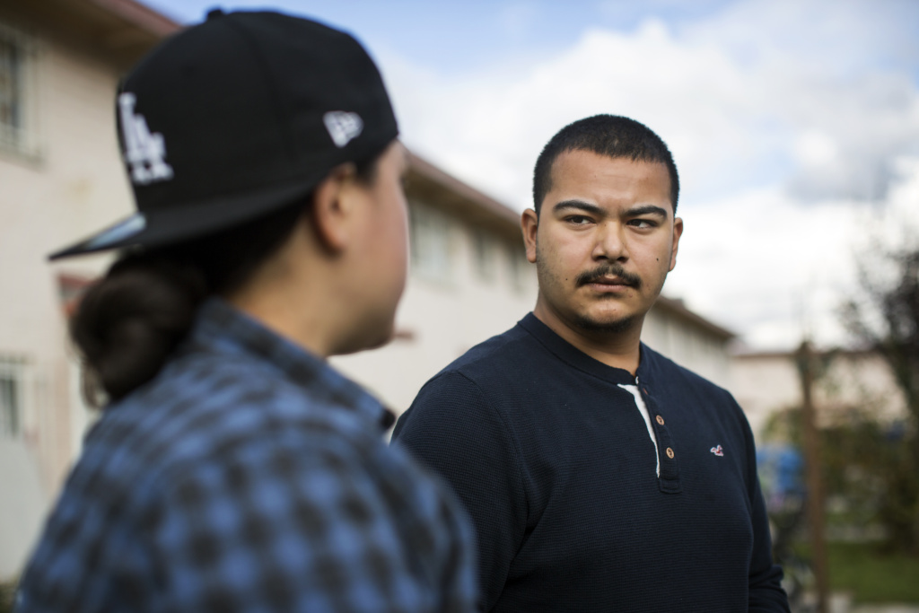 Ramona Gardens Police Relations - 6 Eddie Licon, right, is currently a student at the University of Southern California. Licon grew up in Ramona Gardens in Boyle Heights.