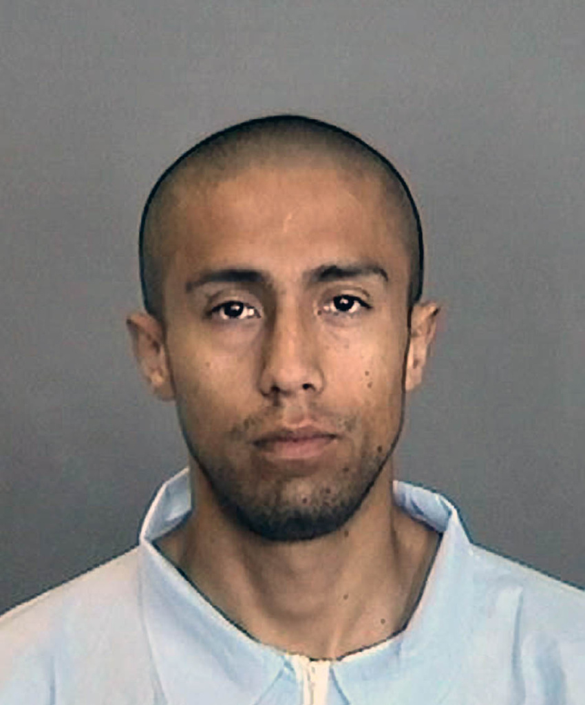 Anaheim Police Department photo of Itzcoatl Ocampo. The former Marine is accused of killing four homeless men in Orange County.