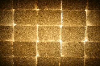 Mercer 21119 Stacked sugar cubes, with a flash behind.