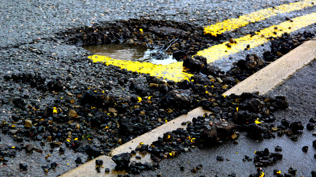 Pothole street repair A proposed addition to sales tax would go toward repairing roads in Los Angeles.