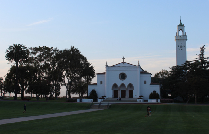 Alexander Garoutte, a senior at Loyola Marymount University in Los Angeles, is one of a new breed of Catholic lay ministers.
