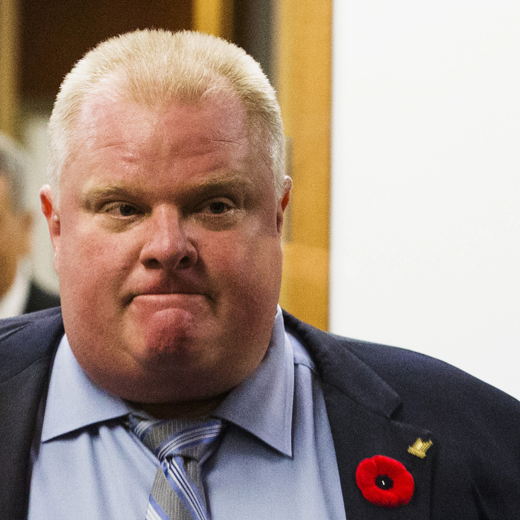Toronto Mayor Rob Ford on Thursday.
