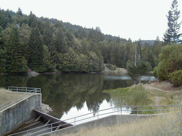 Brooktrails Lake Emily, located in Brooktrails Township in Mendocino County, California.