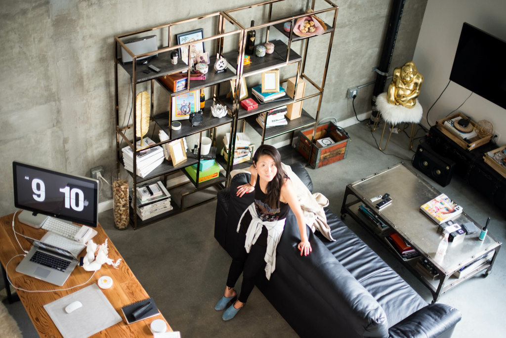 DTLA VACANCIES Fashion blogger Nina Hu rents this one-bedroom loft with her husband in downtown L.A.