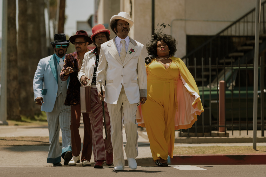 Eddie Murphy in Dolemite Is My Name. Eddie Murphy in Dolemite Is My Name.