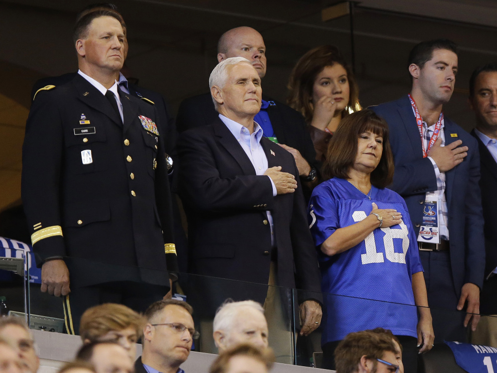 VP Mike Pence: Why I left today's Colts/49ers game VP Mike Pence: Why I left today's Colts/49ers game