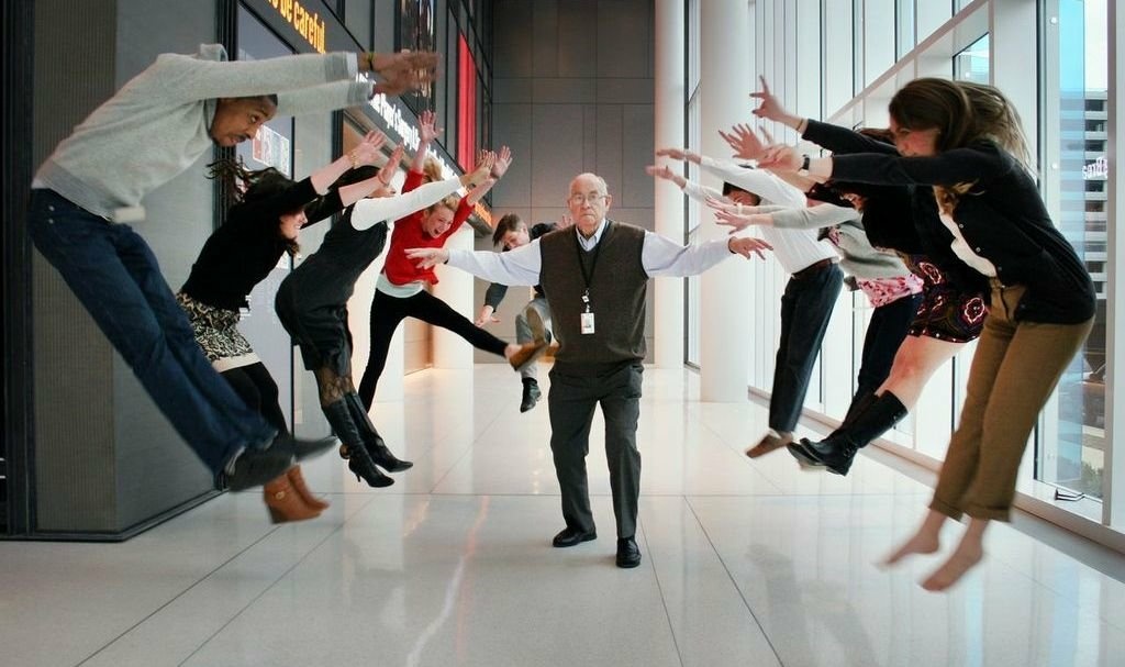 Carl Kasell Kasell unleashes his powers in the lobby of NPR's headquarters in Washington, D.C.