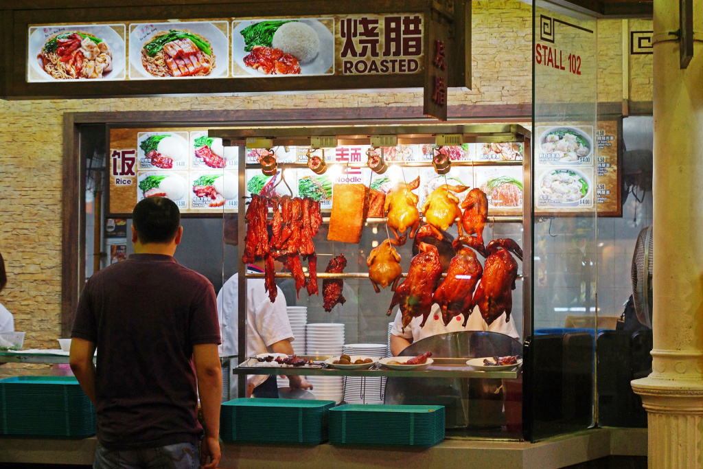 A food market in Singapore in 2012. The U.S. government says that American farmers can help A food market in Singapore in 2012. The U.S. government says that American farmers can help